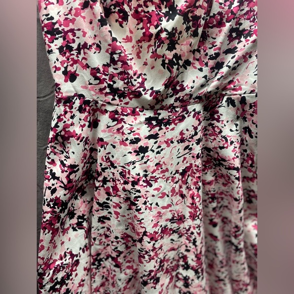 White House black market Spring Easter Dress sz 8 M Fit & Flare - Picture 6 of 9